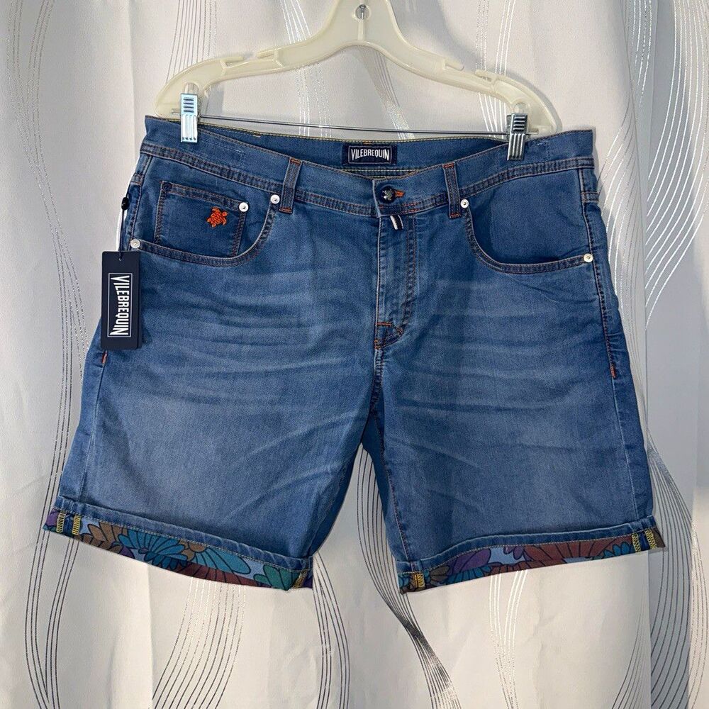 Vilebrequin Men’s Blue Denim Shorts size 38